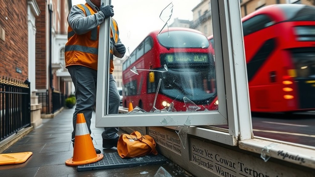 Broken Glass Replacement Mile End