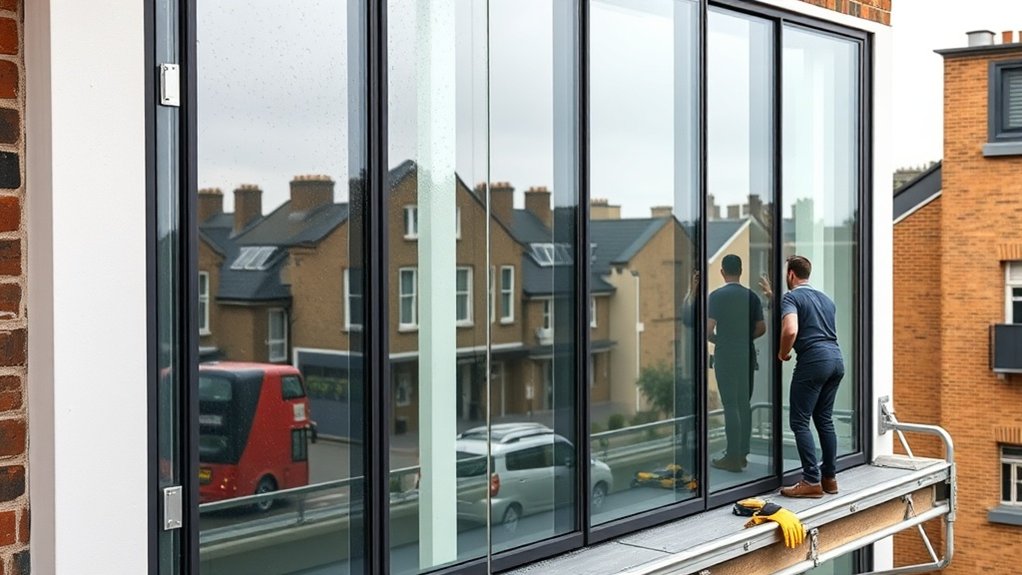 Polycarbonate to Glass Conversion Mile End