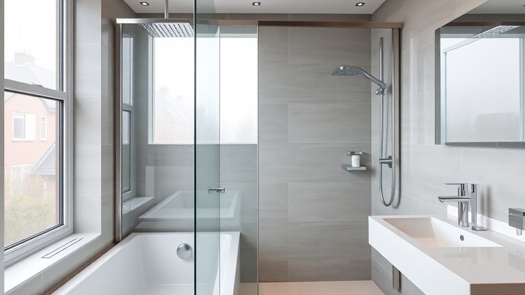 Semi-Frameless Shower Screens Mile End