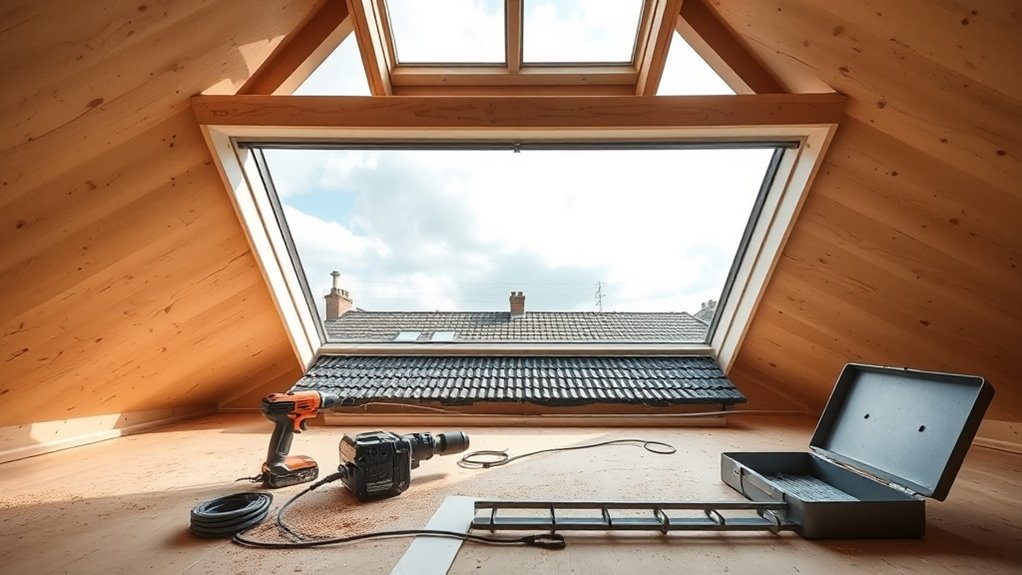 Skylight Installation Bow