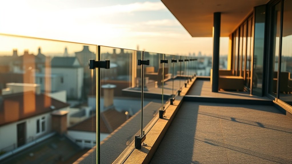 Terrace Glass Balustrades Mile End